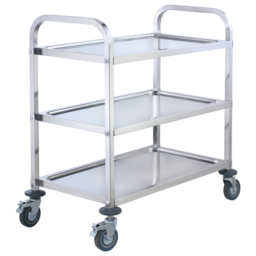 Picture of Winco SUC-50 Trolley 3-tier 37" x 19" x 37"H with wheels