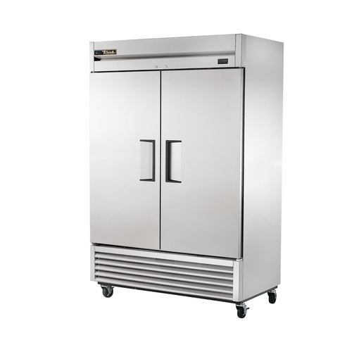 Freezer, Reach-In, Two-Section, -10 degree, (6) shelves, s/s front, aluminum sides, 4'' casters, Hyd