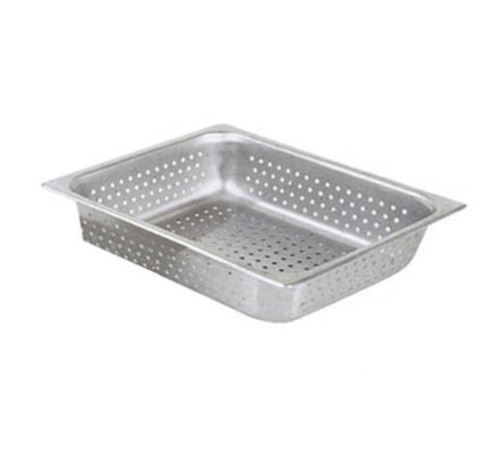 Picture of Steam Table Pan, 1/2 x 6 perforated pan , 10-3/8"L x 12-3/4"W , 24 gauge