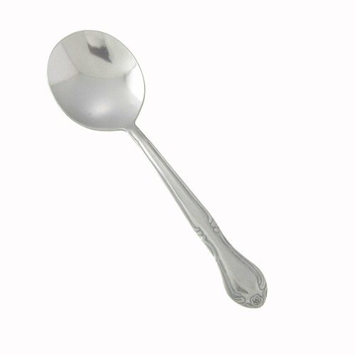 Picture of Winco 0004-04 Elegance Bouillon Spoon 6" 18/0 stainless steel Sold by Dozen