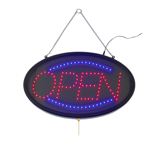 LED SIGN ''OPEN'', w/DUST PROOF COVER