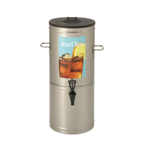 Picture of Iced Tea Dispenser, 5-gallon capacity, 22-3/8" H, 10-3/8" W x 14-7/8" D, round, 7" cup clearance no-d