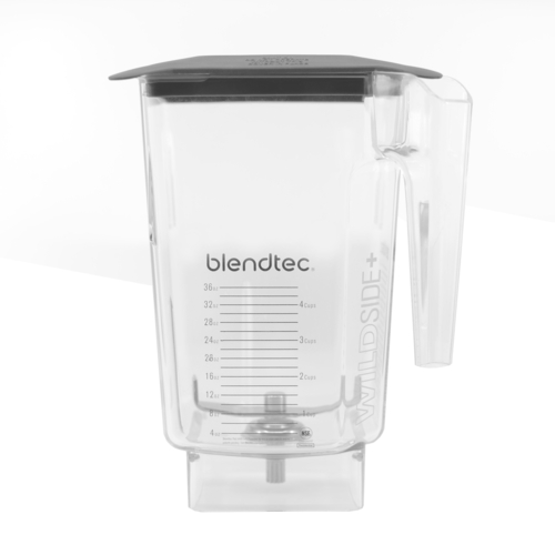 Picture of Blendtec 40-630-61 (WildSide-S) WildSide™ Jar 90 oz. capacity jar with measurements up to 44 oz. includes black soft lid