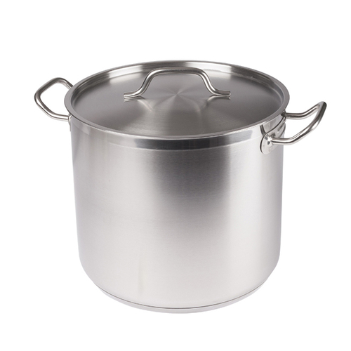 Picture of Winco SST-20 Premium Induction Stock Pot 20 qt. 11-3/4" dia. x 10-1/4"H