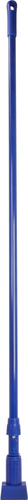 Mop Handle, 60'' long, 1'' dia., jaw style, use with wide band mop heads, fiberglass, blue
