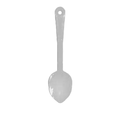 Serving Spoon, 13", solid, dishwasher safe, polycarbonate, white , NSF