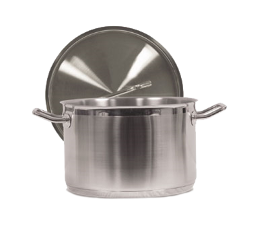 Optio Sauce Pot with Cover, 6-3/4 quart, 9-1/2'' dia., 6-3/8'' deep, induction ready, stainless steel,