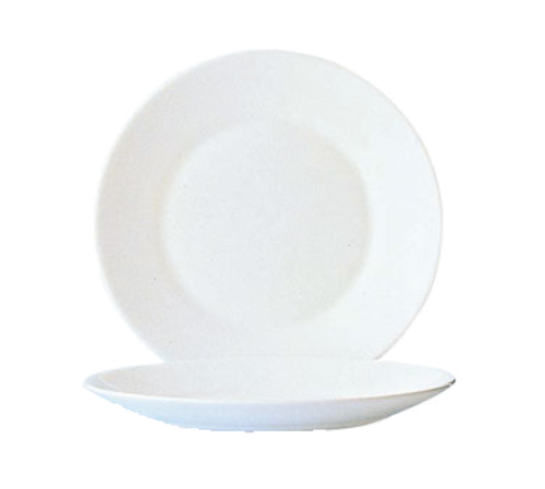 P3972 Restaurant White By Arcoroc Dinner Plate 10in Dia Round Wide Ri Bresco