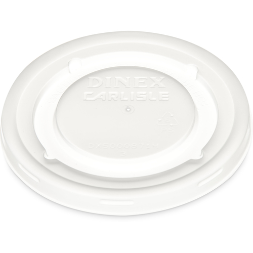 Fenwick Lid, fits DX5000 mug and DX5200 bowl, recyclable, translucent, Made in USA (1500 per case)