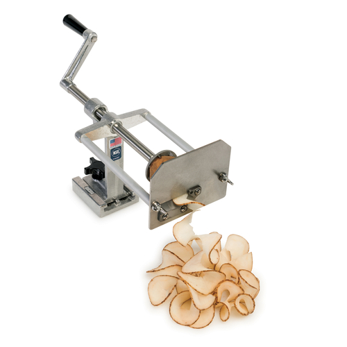 Picture of Nemco Food Equipment 55050AN-R Spiral Fry™ Ribbon Fry Kutter manual mounts securely on any flat surface for left or right handed operation