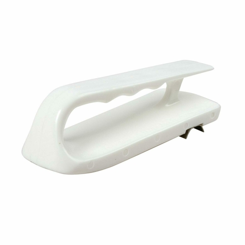 Picture of San Jamar 1178902 Cutting Board Scraper/Refinisher Tool 6-1/2" x 2-1/2" one-piece plastic handle