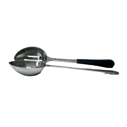 Portion Control Spoon, 4 oz., 12'', solid, 18/8 stainless steel