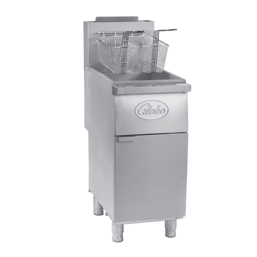 Picture of Globe GFF35G Floor Fryer 35 lbs. oil capacity, Natural Gas