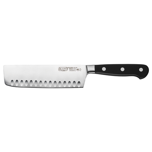 Picture of Winco KFP-73 Acero Nakiri Knife 11-3/4" O.A.L. 7" blade