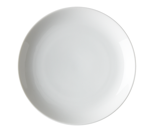 Salad/Dessert Plate, 8-1/8'', coupe, porcelain, Arcoroc, Candour 
Packed 2 DZ per case