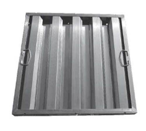 Picture of Serv-Ware F1625S Canopy Exhaust Hood Filter 25"W x 16" x 1-1/2" thick bevel edged baffles