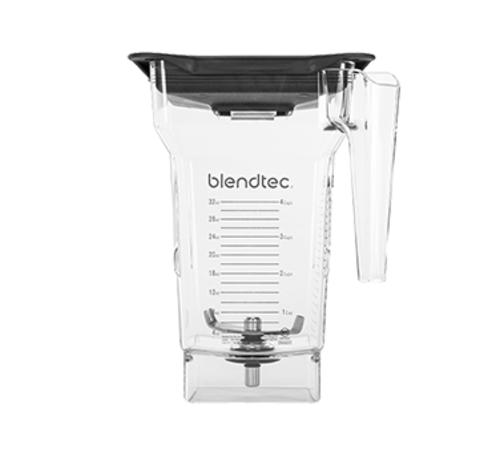 Picture of Blendtec 40-609-61 (FourSide-S) FourSide™ Jar 75 oz. capacity jar with measurements up to 32 oz. includes: black soft lid