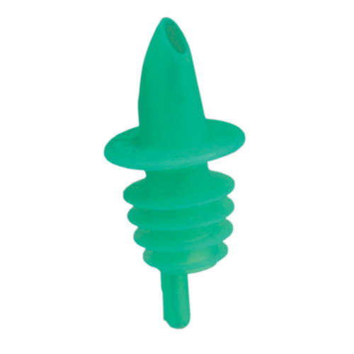 Picture of Spill-Stop 350-04 Spill-Stop® Pourer soft and flexible plastic green Sold by Dozen