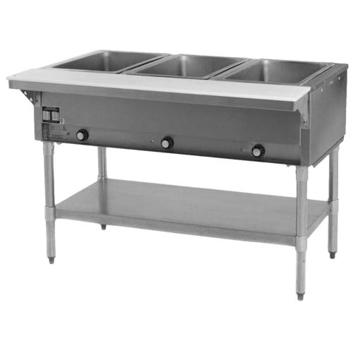 Picture of Eagle Group DHT3-120 Hot Food Table with Open Base, Electric 120v/1ph