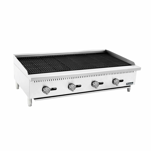 Padela Heavy Duty Radiant Charbroiler, natural gas, countertop, 48'', (4) stainless steel burners, s