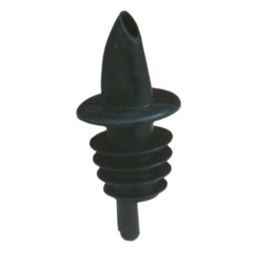 Picture of Spill-Stop 350-08 Spill-Stop® Pourer soft and flexible plastic black Sold by Dozen