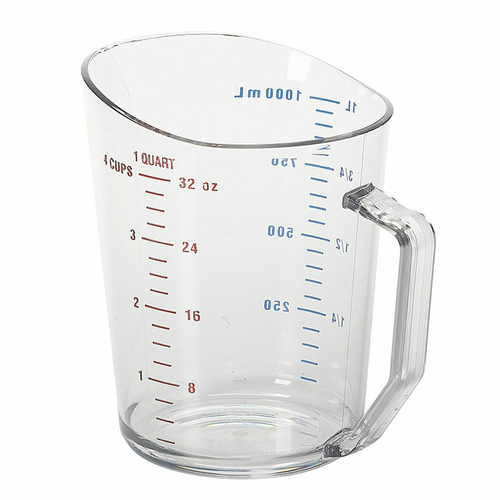 Picture of Cambro 100MCCW135 Camwear® Measuring Cup 1 qt. molded handle