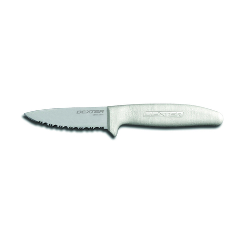 Picture of Dexter Russell S151SC-GWE-PCP Sani-Safe® (15343) Net/Utility Knife 3-1/2" scalloped blade