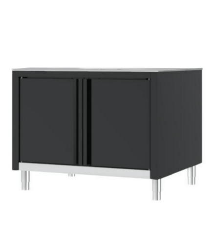 Storage cabinet with hinged doors, for D-ONE