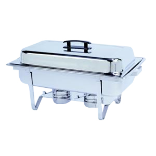 Economy Chafer, full size, 8 qt. capacity, includes: 2-1/2'' food pan, 4-1/2'' water pan, dome lid,