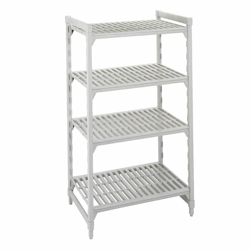 Shelving Unit, Plastic with Poly Exterior Steel Posts