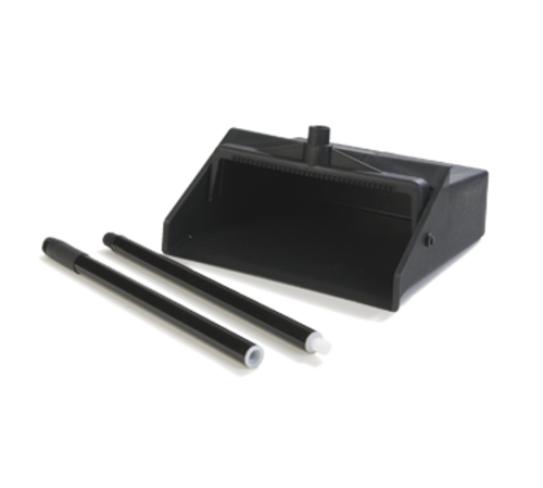 Picture of Carlisle 36142003 Lobby Dust Pan 12" pan with serrated edge 2-piece handle (30")