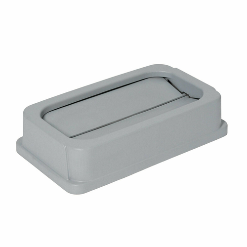 Picture of Royal Industries CCP 7325GY Drop Shot Lid for 23 gallon wall huggers plastic