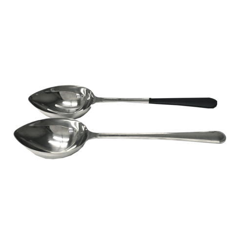 Portion Control Spoon, 2 oz., 11-3/4'', solid, 18/8 stainless steel