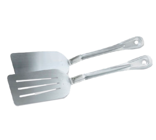 Pancake Turner, stainless steel, solid, 14-1/4'' long, imported