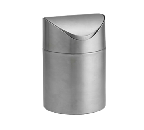 Picture of TableCraft Products WM1 Mini Waste Basket 1-2/5 qt. (45 oz.) 4-3/4" x 4-3/4" x 7"