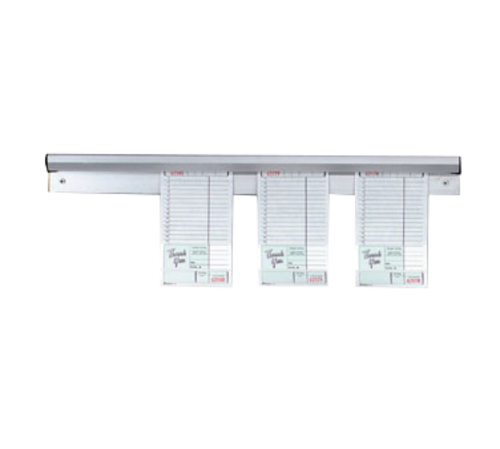 Ticket Rack, 36'', aluminum, individually polybagged with header card (must be purchased in multiple
