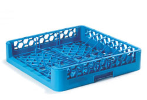 OptiClean Dishwasher Bakery Tray/Sheet Pan Rack, full-size,inside height of 3-1/4'', open end, angled