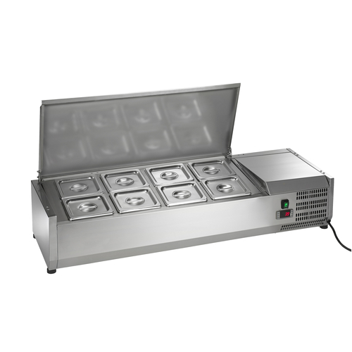 Picture of Arctic Air ACP48 Refrigerated Counter-Top Prep Unit 47-1/4"W includes (8) 1/6 stainless pans