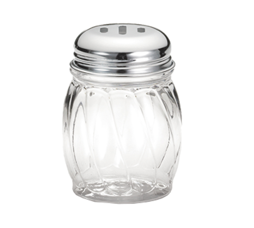 Picture of TableCraft Products 260SL Cheese Shaker 6 oz. swirled glass jar (dishwasher safe)