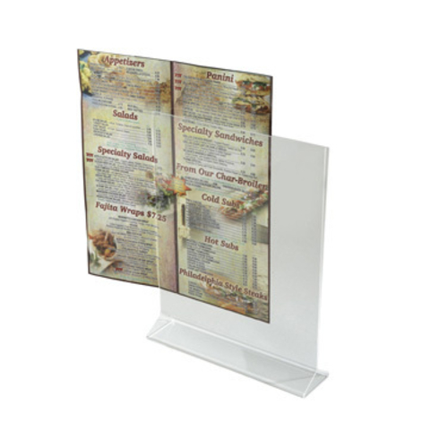 Picture of Winco ATCH-811 Card holder 8" x 11" acrylic