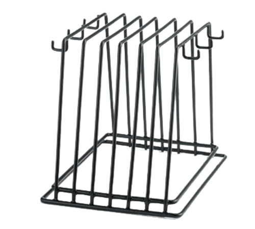 Picture of TableCraft Products CBR6BK Cutting Board Storage Rack 12-1/4" x 9-1/2" x 10" (6) slots