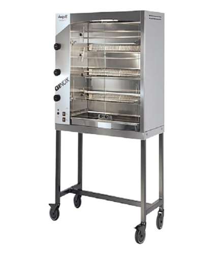 Dorégrill MAG S Series Rotisserie Oven, gas, 40-1/2" W, (4) spits, (12-16) chicken capacity, (3) burners, adjustable spit depth settings,…