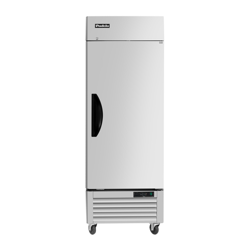 Padela Freezer, reach-in, one-section, 27''W x 31-1/2''D x 83-1/8''H, bottom-mount self-contained re