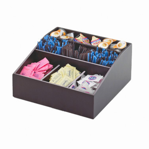 Picture of Cal-Mil 1714-96 Midnight Bamboo Multi-Section Organizer 12"W x 12"D x 5-1/2"H (9) compartments