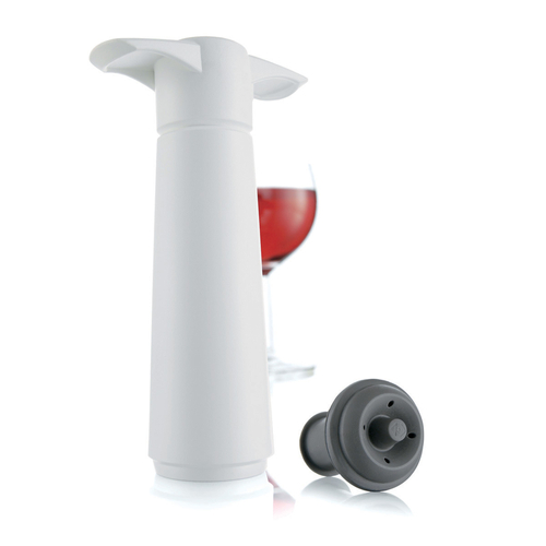 Picture of Spill-Stop 13-740 VacuVin® Wine Saver Set includes pump with (1) rubber stopper white (carded)