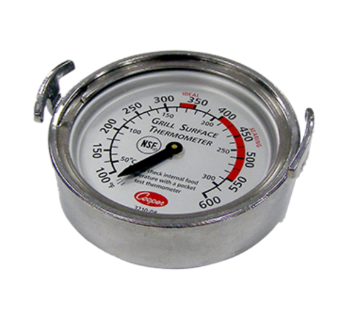 Picture of Cooper-Atkins 3210-08-1-E Surface Grill Thermometer dial type 2-1/2" (6.3cm) dia. with turner grips