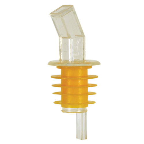 Picture of Spill-Stop 313-60 Ban-M Screened Pourer® without collar extra-large amber poly-kork Sold by Dozen