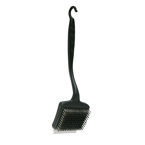 Picture of Chef Master 06394SSY Mr. Bar-B-Q® Whale of a Brush™ oversized grill brush stainless steel bristles and steel scraper Sold by Per Each