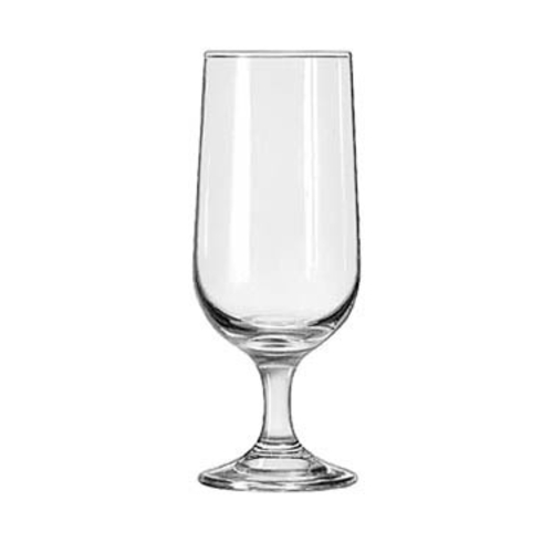 Beer Glass, 12 oz., Safedge rim & foot guarantee, Embassy, glass, clear (H 7-1/8''; T 2-1/2''; B 2-3