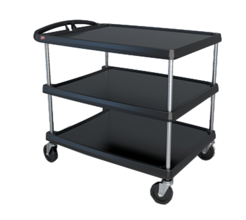 Picture of Metro MY2636-35BL myCart™ Series Utility Cart (3) shelves open base